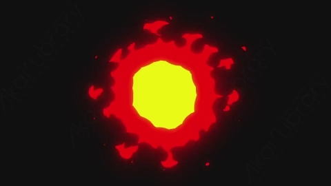 AE模板-手绘卡通火焰元素Fire_02