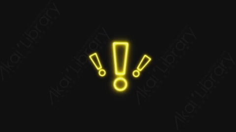 视频素材-卡通发光霓虹灯Exclamation_Point_Pop感叹号元素