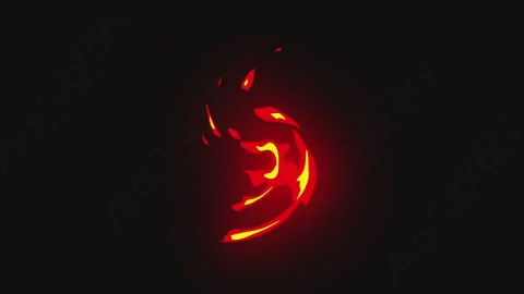 AE模板-手绘卡通动态火焰元素Fire_03