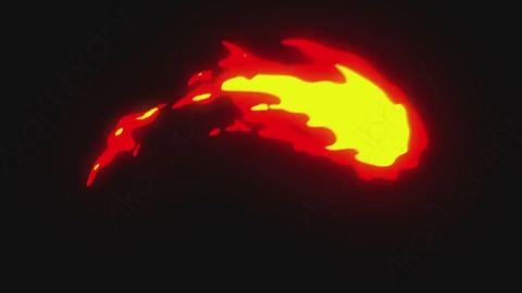 AE模板-卡通手绘火焰燃烧元素Fire_03