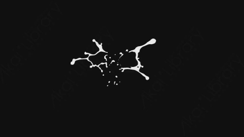AE模板-卡通手绘动态液体飞溅元素Liquid_03