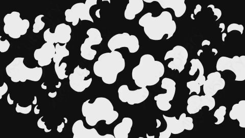 AE模板-卡通手绘动态烟雾元素Smoke_03