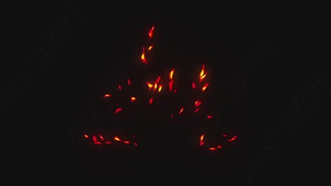 AE模板-卡通手绘火焰燃烧元素Fire_04
