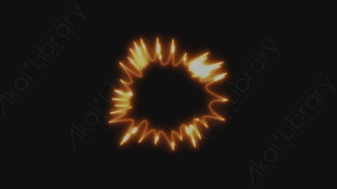 视频素材-卡通发光霓虹灯explosion_1爆炸元素