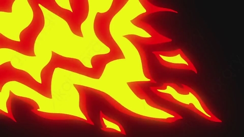 AE模板-手绘卡通火焰元素Fire_05