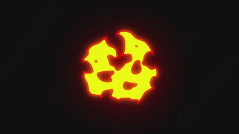 AE模板-手绘卡通火焰元素Fire_05