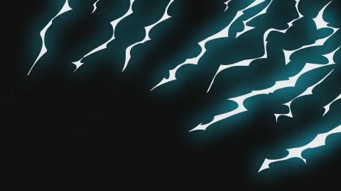 AE模板-卡通动态闪电元素Electric_06