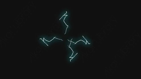 AE模板-手绘卡通闪电能量元素Electric_06