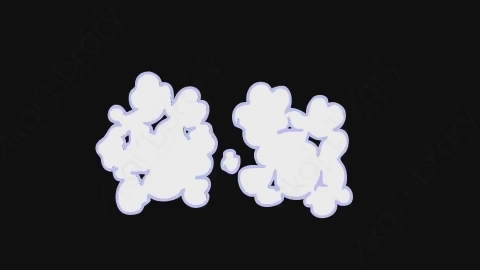 AE模板-手绘卡通雪花烟雾元素Snow_06