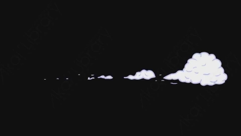 AE模板-手绘卡通雪花烟雾元素Snow_07