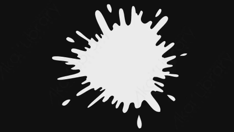 AE模板-手绘卡通多彩液体飞溅元素Splash_07