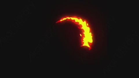 AE模板-手绘卡通火焰元素Fire_08