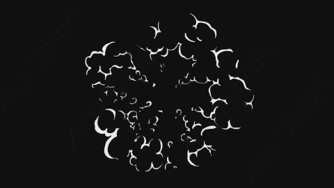 视频素材-卡通手绘动态烟雾元素dust_08