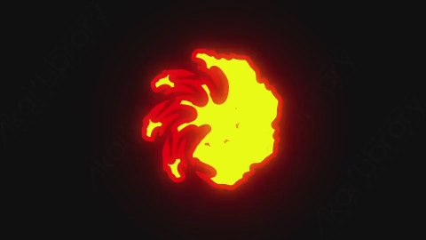 AE模板-手绘卡通火焰元素Fire_09