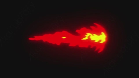 AE模板-手绘卡通火焰元素Fire_09