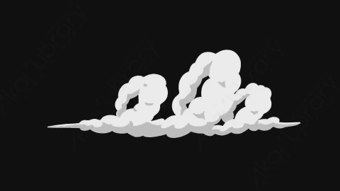 AE模板-卡通手绘动态烟雾元素Smoke_08