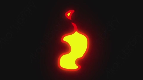 AE模板-手绘卡通火焰元素Fire_10