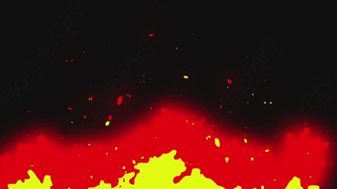 AE模板-卡通手绘火焰燃烧元素fire_11