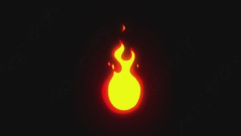 AE模板-手绘卡通火焰元素Fire_12