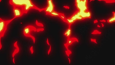 AE模板-卡通手绘动态火焰燃烧元素Flame_13_Flame