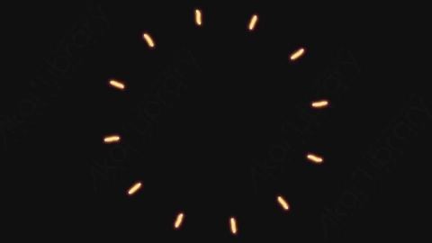 AE模板-手绘卡通发光涂鸦霓虹灯运动线条元素Circle_Lines_Motion_10