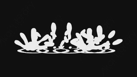 AE模板-手绘卡通液体飞溅元素标题Title_02