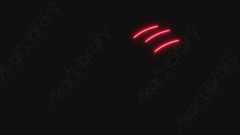 视频素材-卡通发光霓虹灯Woosh_1线条元素