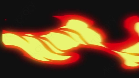 视频素材-卡通手绘火焰燃烧元素fire_25