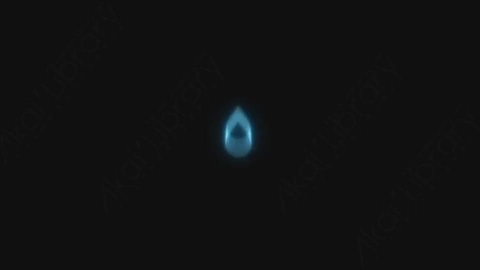 视频素材-卡通发光霓虹灯water_drop_(falling)水滴元素