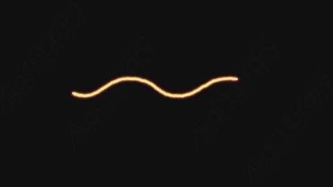 AE模板-手绘卡通发光涂鸦霓虹灯运动线条元素Wave_Lines_Motion_06