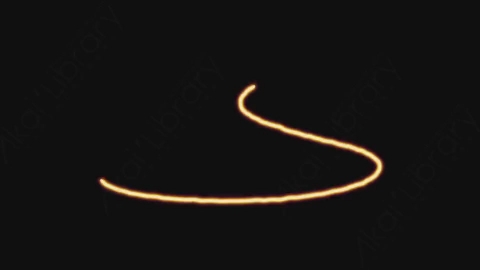 AE模板-手绘卡通发光涂鸦霓虹灯运动线条元素Wave_Lines_Motion_08