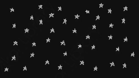 AE模板-卡通手绘星星动画元素Star_02