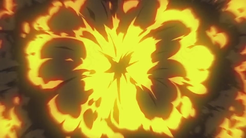 AE模板-卡通手绘火焰燃烧转场过渡Transition_-_V02_Explosion_002_Fire_Radial_Out_noCT