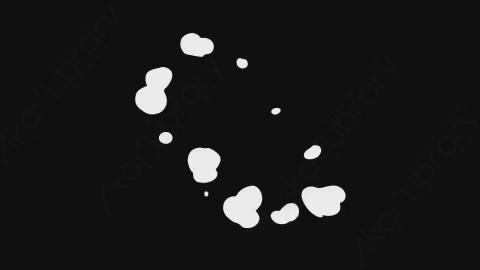 AE模板-卡通手绘动态烟雾元素Smoke_05