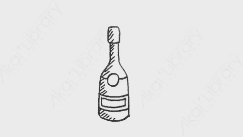 AE模板-卡通手绘符号元素Bottle
