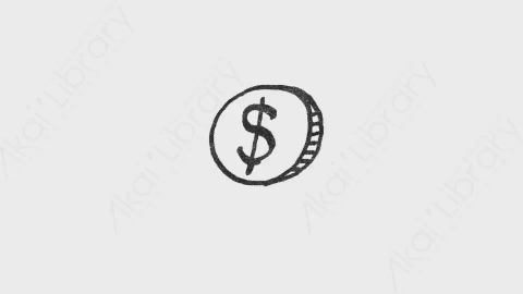 AE模板-卡通手绘符号元素Coin