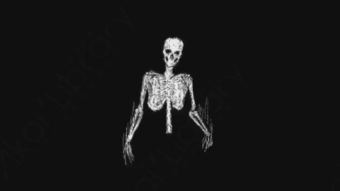 AE模板-卡通手绘骨头骨架动画元素Skeleton_17