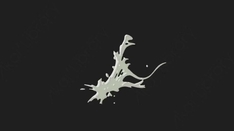 AE模板-卡通手绘液体飞溅元素Liquid_Splash_20