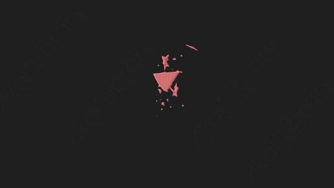 AE模板-卡通手绘运动图形动画元素Liquid_Triangle_01
