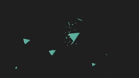 AE模板-卡通手绘运动图形动画元素Liquid_Triangle_02