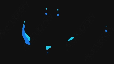 AE模板-卡通手绘液体飞溅元素Liquid_Lines_2_20