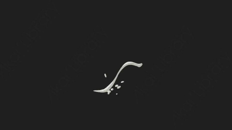 AE模板-卡通手绘液体飞溅元素Liquid_Splash_66