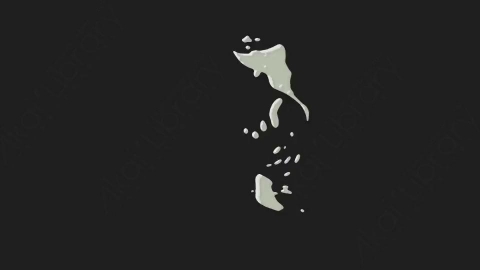 AE模板-卡通手绘液体飞溅元素Liquid_Splash_79