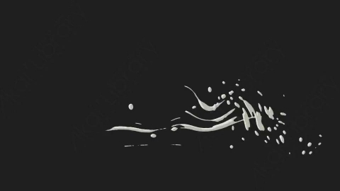 AE模板-卡通手绘液体飞溅元素Liquid_Splash_93