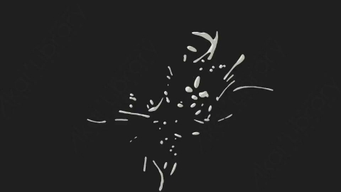 AE模板-卡通手绘液体飞溅元素Liquid_Splash_127