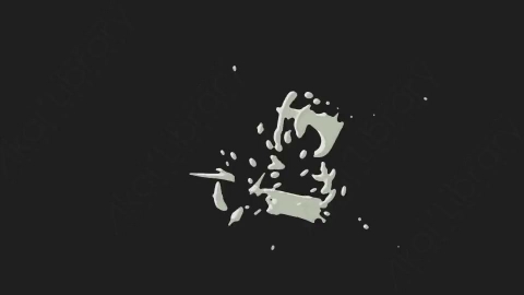 AE模板-卡通手绘液体飞溅元素Liquid_Splash_134