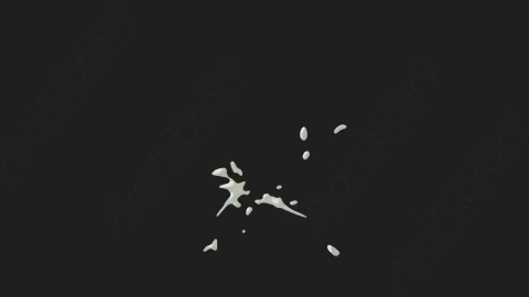 AE模板-卡通手绘液体飞溅元素Liquid_Splash_148