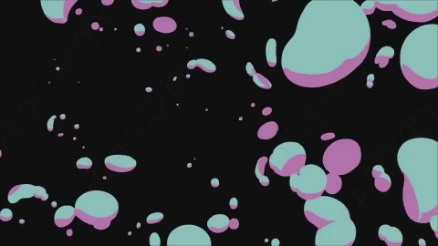 AE模板-卡通手绘气泡烟雾雪花转场过渡Transition_-_V02_Fission_001_Right