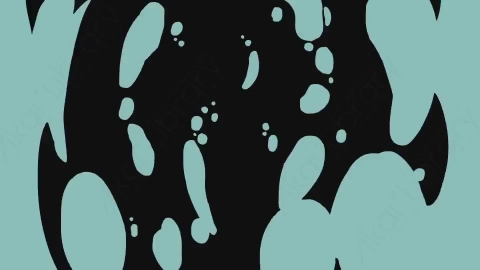 AE模板-卡通手绘气泡烟雾雪花转场过渡Transition_-_V02_Fission_014_Down